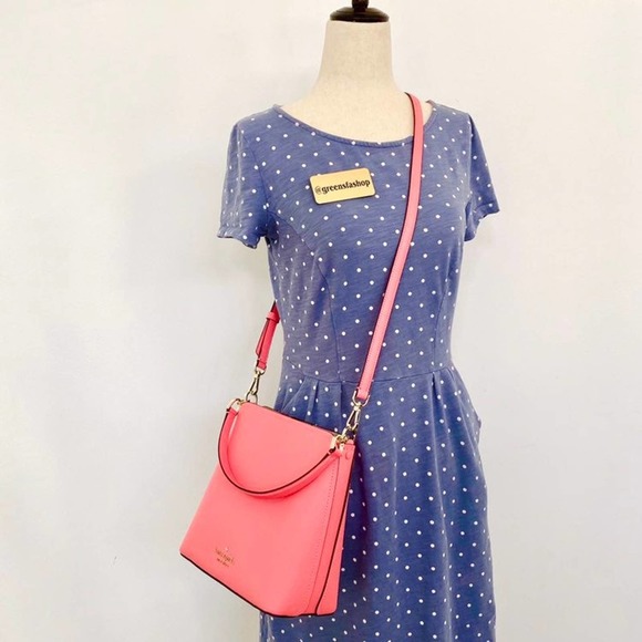 Kate Spade purse darcy small bucket shoulder bag crossbody new - Picture 9 of 9